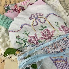 Heirloom Curated Fabric Bundle – Vintage Textiles One of a Kind Collection