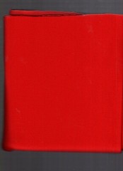 1 yard heavy weight ribbing red 100% nylon 33″ wide