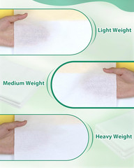 Woven Cotton Iron-On Fusible Interfacing: 44 Inch X 2 Yards White