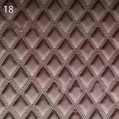 1M Thick Quilted Foam Fabric PU Leather Fabric for DIY Upholstery Furnit