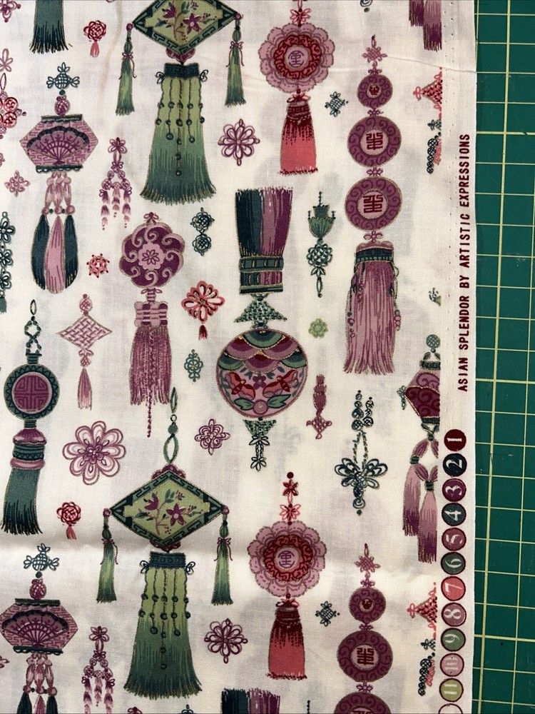 Asian Splendor by Artistic Expressions 1/2 Yard Cotton Fabric