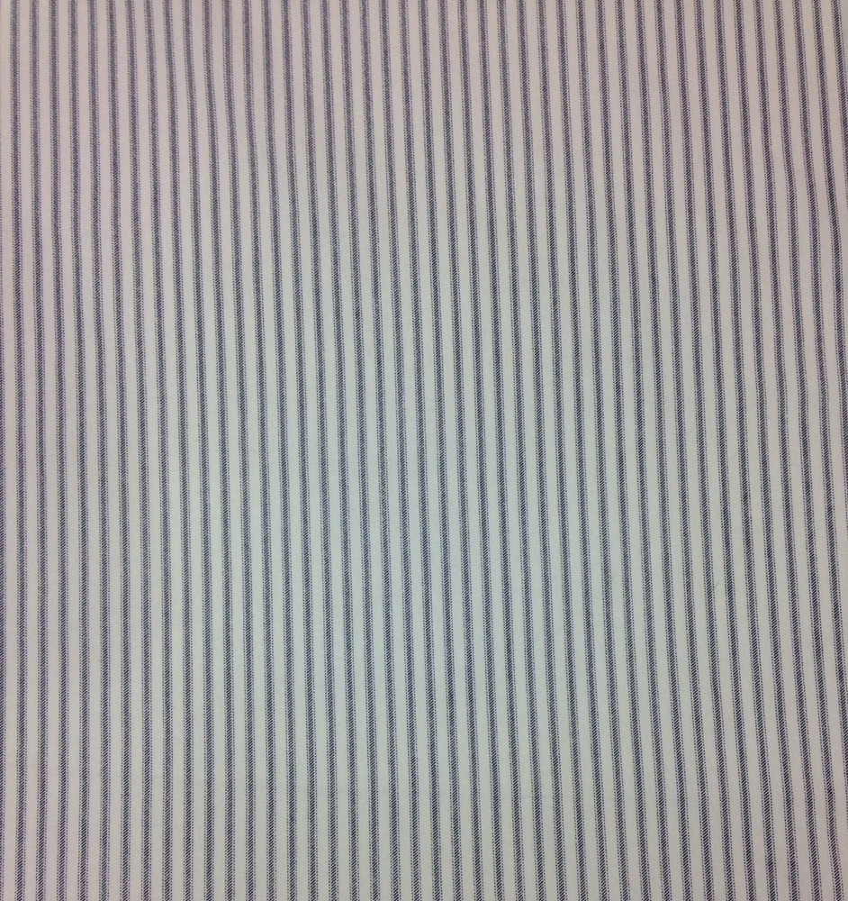 PREMIER PRINTS CLASSIC STRIPE NAVY CURTAIN CUSHION FURNITURE FABRIC BY THE YARD