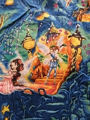 Lot Of 3 Pieces Of HTF Disney For Springs Global Fairies Cotton Fabric READ