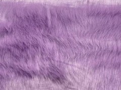 Super Luxury Faux Fur Fabric Material LONG PILE LILAC