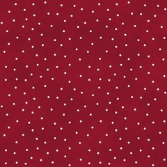 POLKA DOTS ~ End of Bolt 1 Yard ~ Brick RED Background ~ Maywood Studio