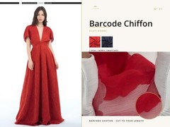 Barcode Chiffon Fabric | 58/60″ Wide | Every Shade, True Color