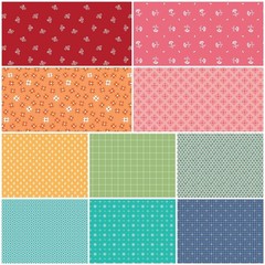 Prim Fat Eighth Bundle (10 Pieces) by Lori Holt for Riley Blake (LH.PRIM.A.10FE)
