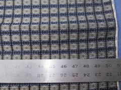 VTG – jacquard fabric – silver, royal, black – 50″ – geometric 2 side design