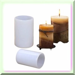 Cylinder Candle Making Kit with Silicone Molds