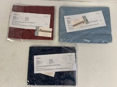 x3 Moda Fabrics 9 yds Red, Blue, Dark Blue Bundle Morris Garden Brand New