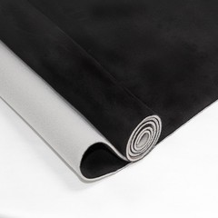 Black Suede Headliner Fabric with Foam Backing Car Interior Wrap Kit 70