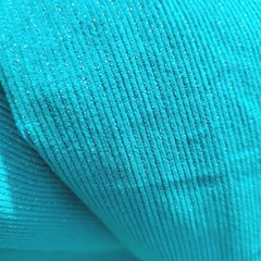 4.25 Yds Corduroy Fabric 100% Cotton 153×43 Aqua Blue Green Teal Silver Metallic