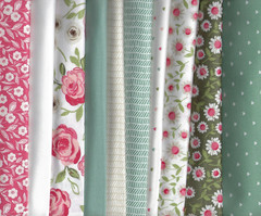 Moda Lella Boutique Cotton Quilt Fabric 10 Fat Quarters