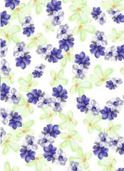 55” Wide By Yard Floral Sewing Fabric Viscose Soft Rayon Material For Robe