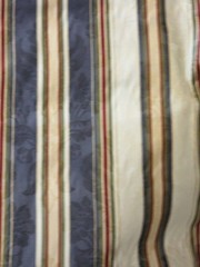 Mill Creek Fabrics Screen Print Zepel Upholstery Fabric Striped Damask 10 Yds