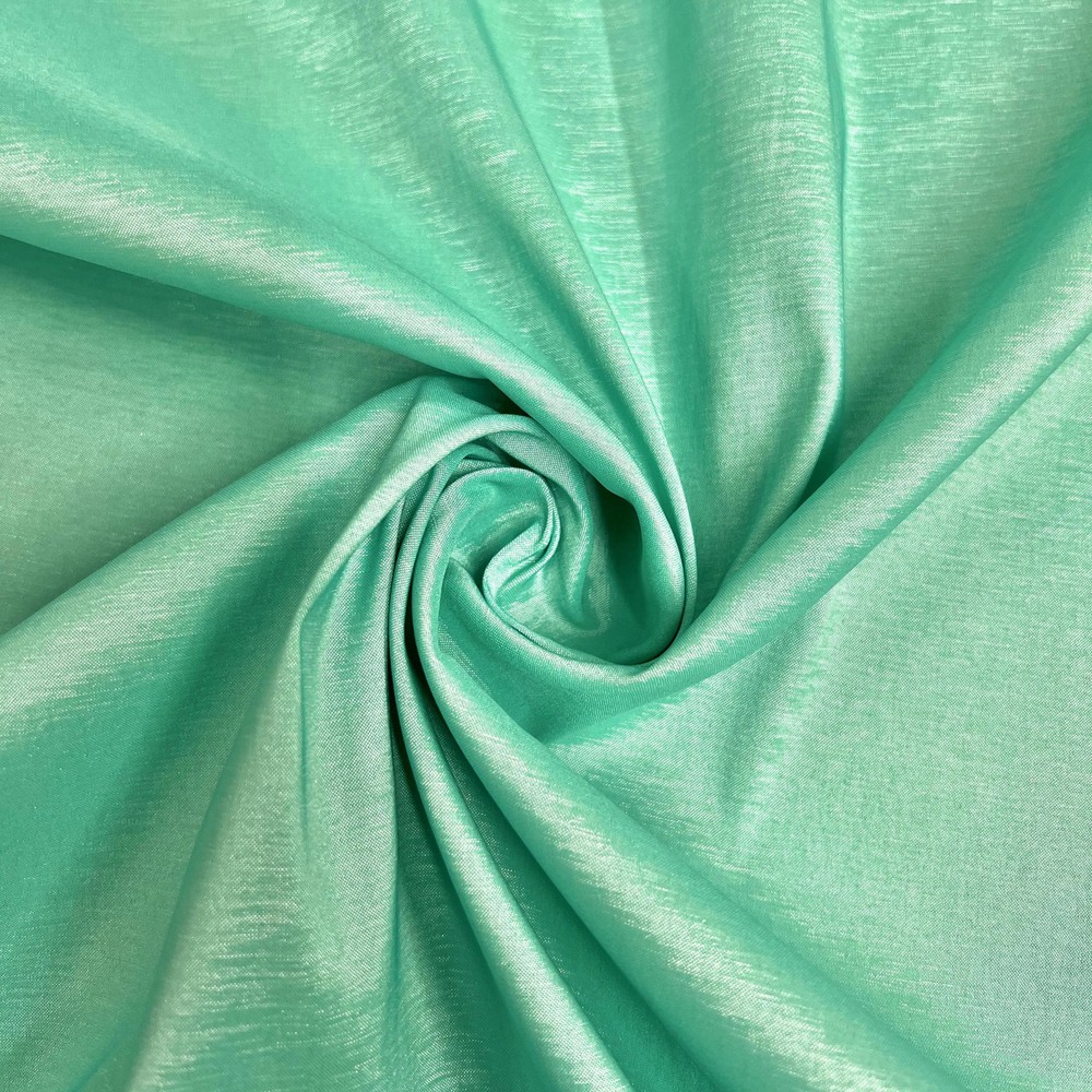Irene MINT Stretch Taffeta Fabric for Gowns, Bridal Wear, Home Decor, Lining, C