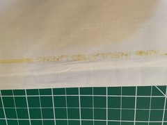 Roc-Lon 54 Inch 100 Cotton Rain No Stain Ivory Cream Color 14 Yards 30 inches