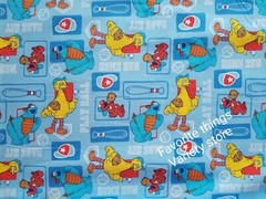 BTY SESAME STREET BASEBALL SPORTS NEW COTTON FABRIC RARE PRINT!