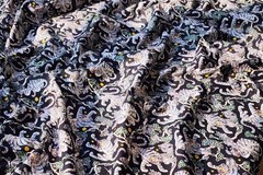 Korean Traditional Magpie Tiger Jagae Color Patterned Fabric made in Korea BTHY