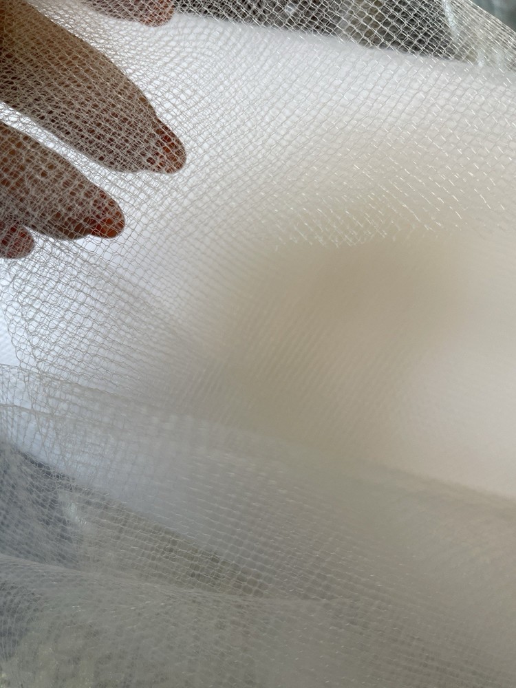 Tulle White Fabric 108”/ Yard for Wedding Decoration Party For Bridal Vail