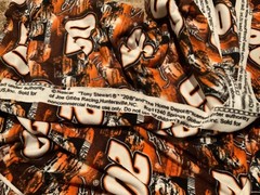 VINTAGE NASCAR TONY STEWART #20 HOME DEPOT FLEECE FABRIC ( X2 ) 70” x 57”