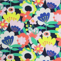 OEKO-TEX Flower Floral Patterned Fabric made in Korea by the Half Yard