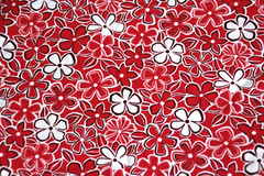 Red Floral Fabric