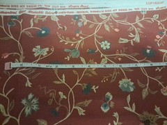 Floral Vine Pattern Fabric House ‘n Home Fabrics Vintage 1981 Washable Home Dec