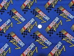 100% Cotton – Retro NASCAR Racing Print – By the Yard