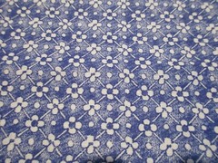 Diamond Floral Blue Cotton Fabric – Keepsake Calico BTY – OEKO-TEX
