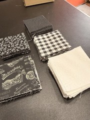 Fabric Squares 3 X 3 Inch – Over 325 Pcs-Various Designs And Quantities-Cotton