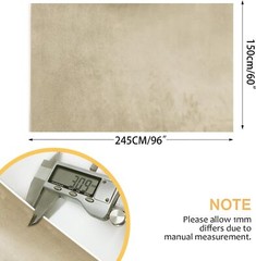 3MM Beige Suede Headliner Fabric 96″x60″ Foam Backed For Car Inner Roof Repair