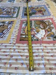 Teddy Bears E. Blumgart by Linda Griffith French Country Fabric Rare 42×31
