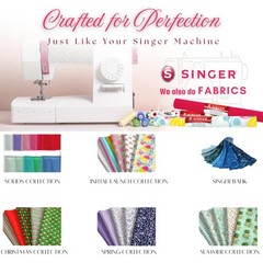 SINGER Fabrics, 100% Cotton, 2 Yard Precut 2 yard pre cut, Black