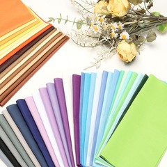 35Pcs 4″ x 4″ Solid Color Cotton Fabric Bundles Precut Fabric Square, Blue Grey