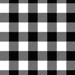 BTY*FACE MASKS* BLACK & WHITE BUFFALO CHECK 1″ PLAID 100% COTTON FLANNEL 42X36