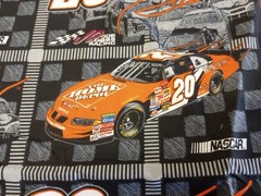 Black And White Checkered Flag Cotton Fabric Nascar Racing Dale Sr. Tony Stewart