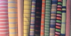 24-pc BOLD Scraps 12 Men’s assorted STRIPE shirt SLEEVES 100% cotton Quilting