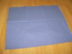 New Hancock Fabrics Blue Tiny Geometric Print Quilt Cotton Fabric Material 1Yard