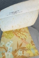 VTG 70s MCM Carole Fabrics Sample Book 10.5″ x 15.5″ 70s Colors for Crafting