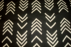 1 of 7 yd Premier Prints Fabric Bogolan Flame Cotton Linen Black Upholstery 55″w