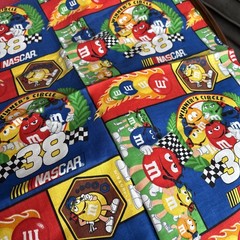 M&M’s NASCAR Elliott Sadler Winner’s Circle Racing-Fabric 19×34” Peanut Regular