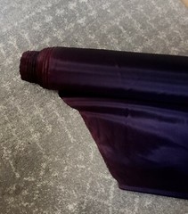 VERY DARK NAVY BLUE Light Weight Silky Acetate Solid Fabric and Lining