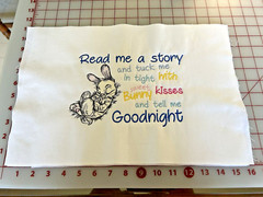 “Read Me A Story” Reading Pillow / Quilt Panel with Pellon Fusible Fleece