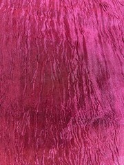 Hot pink burgundy color crushed silken like soft chiffon Fabric By the Yard 48″