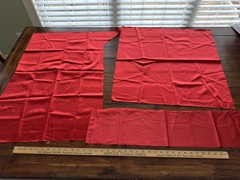 Fabric Lot; Sequin, Lame, Satin, Sheer, Organza, Tulle. For Barbie & Doll Dress