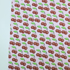 Retro Pop Cherry Patterned 30s Fabric made in Korea by the Yard