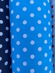 Polka Dot Print Polycotton Fabric Cotton Polyester 1 Yard x 60” Any Color