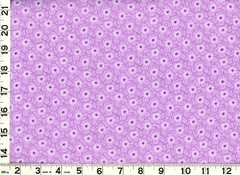 Light Lavender Flowers Dark Centers Quilting & Sewing Fabric by the Yard #760