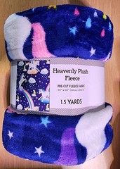 Unicorn – David Textiles Heavenly Plush Fleece Fabric (1.5 Yard, Pre-Cut)